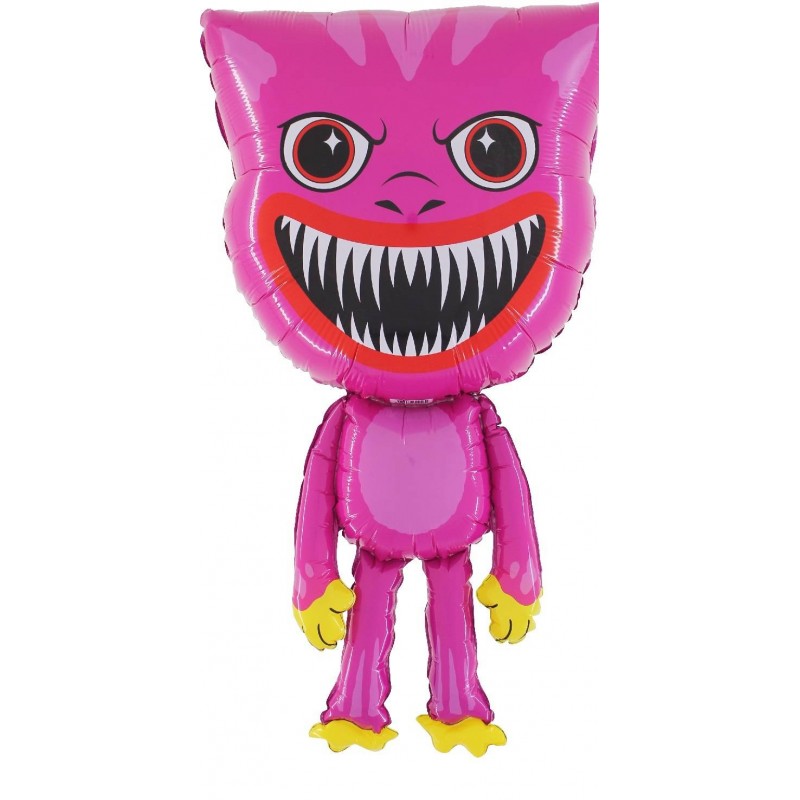 BP Balon din folie - Monster Huggy Woogy, roz