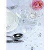 Diamantové konfety priehľadné 12mm
