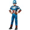 Kostým Captain America detský deluxe (Mărimea - Copii L: 128 cm)