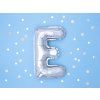Fóliový balón Mini - Písmeno E 35cm strieborný
