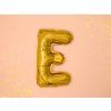Fóliový balón Mini - Písmeno E 35cm zlatý