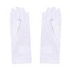 Pár bielych rukavíc 20 cm - Invisible Man