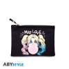 dc comics trousse a maquillage harley quinn bleu