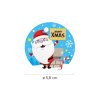 236031 MIX DISCOS COMESTIBLES NAVIDAD ZERO 12U Ø 58CM A5 3