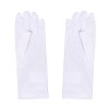 62409 2 detske rukavice biele
