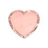 Taniere - ružovozlaté srdce 21x19cm 6 ks