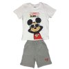 Chlapčenský letný set tričko a nohavice - Mickey Mouse sivý (Mărimea - Copii 104)