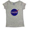 Dievčenské tričko - NASA sivé