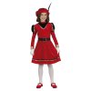 Detský dievčenský kostým - Červené páža (Mărimea - Copii S: 101-109 cm)