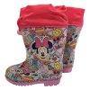 Cizme de cauciuc pentru fete - Minnie Mouse roz