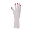 Mănuși perforate pentru femei - alb