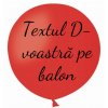Balon cu text - Roșu 80 cm