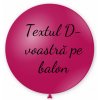 Balon cu text - Fucsia 80 cm