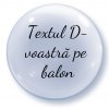 Balon cu text - Transparent