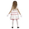 Dievčenský kostým - Klaun biely (Mărimea - Copii M: 115-123 cm)
