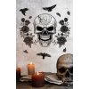 85251 nalepky na stenu lebka