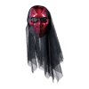 85281 1 hokejova maska cervena s kapucnou