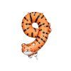 Fóliový balón - číslo 9, tiger
