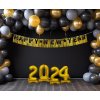 88050 1 party zaves happy new year zlate 180 cm