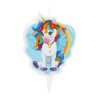 345413 VELA DE CUMPLEAÑOS 2D UNICORNIO TESIA 7.5CM 1