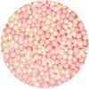 Cukrové guličky Soft Pearls - Biele/Ružové 60 g