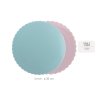 540297 PLATO REDONDO PARA TARTA ONDULADO AZUL ROSA 3MM Ø 30CM 2
