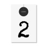 Číslo stola - Minimalism Láska (Selectați cantitatea 1 buc - 10 buc)