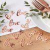 Konfety - Love ružovo-zlaté 14 g