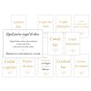 Etichete informative de nuntă - Ornament elegant 12 buc