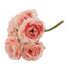 bunch of 6 old pink peonies 9cm x 5cm x 14cm