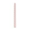 set 2 old pink spiral taper candles dia 2 2cm x 26cm