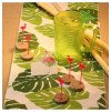 set 6 table place cards pink flamingo 8cm x 8cm (1)