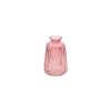 rose tan glass vase verone dia 7cm x 11cm