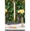 shiny gold metal candle holder dia 7cm x 15cm (1)