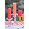 tangerine fluted pillar candle dia 5cm x 15cm (1)