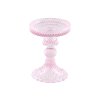 water pink glass candleholder macarena small size dia 8 8cm x 11 8cm
