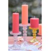 water pink glass candleholder macarena small size dia 8 8cm x 11 8cm (1)