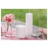 white fluted pillar candle dia 7cm x 7 5cm (1)