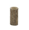 trunk candle holder w glass dia 6 7cm x 14cm