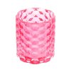 raspberry glass candle holder bradley dia 7 8cm x 8 8cm