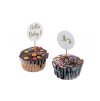 set 6 cup cakes sticks hello baby 2 ass 4cm x 8 5cm