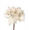 bunch of 6 ivory ranunculus 19cm