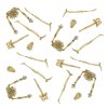 set of 20 mini plastic skeleton bones 9cm