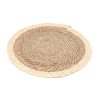 two color straw placemat dia 38cm