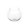 clear ball vase dia 12cm x 10cm