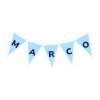 Girlandă personalizată - Aniversare albastră