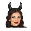 Čelenka s rohmi - Čierna