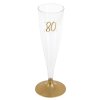 Poháre na šampanské - 80. narodeniny