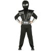 Detský chlapčenský kostým - Ninja čierny (Mărimea - Copii M)