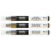 887452003021 LQX ACRYLIC MARKER SET 3X 2 4MM IRIDESCENTS [CONTENTS] 887452003021
